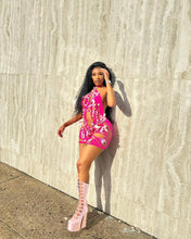 Load image into Gallery viewer, Everybody heavy metal dress pink