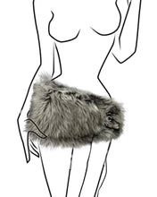 Load image into Gallery viewer, Arctic Tundra Fur Mini Skirt
