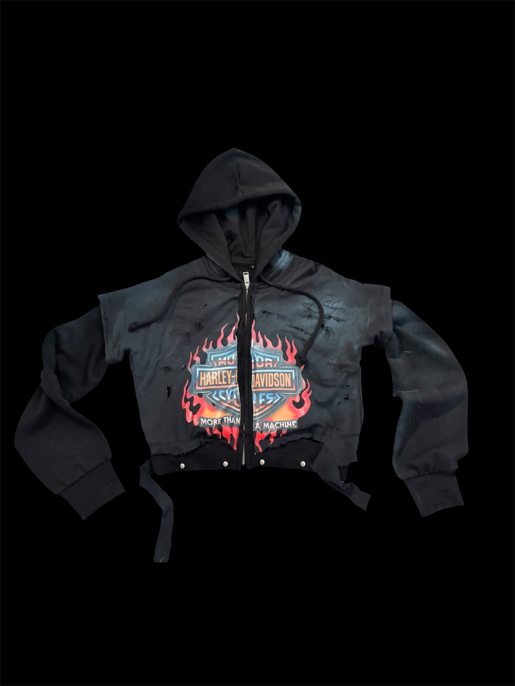 Hardly Worked cropped hoodie