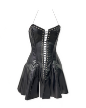 Load image into Gallery viewer, Hellcat Leather Corset Dress
