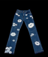 Load image into Gallery viewer, Kiss My Ass denim pants
