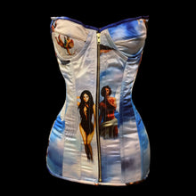 Load image into Gallery viewer, BLACK ANGEL MINI CORSET DRESS
