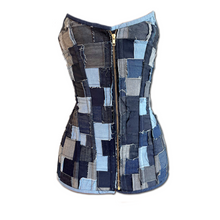 Load image into Gallery viewer, CUTT ME UP DENIM DRESS
